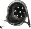 The inside of a helmet with straps. Produktbild-Vorschau