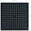 vidaXL Doccia a pioggia in acciaio inox 30x30 cm quadrato Anteprima dell’immagine prodotto 6
