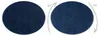 Tapis de lavage moderne LINDO cercle bleu foncé, Voir les images du produit 2