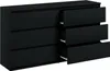 Kommode mit 6 Schubladen breite 140cm Sideboard moderne Produktbild-Vorschau 2