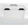 Boîte à charnières 19L transparente avec couvercle Boîte de Voir les images du produit 5