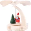 1-stöckige Pyramide Weihnachtsmann mit Schlitten (18cm) von Produktbild-Vorschau 3