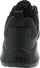 The back view of a black Skechers Bobs Squad Chaos sneaker. Produktbild-Vorschau