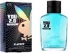 A product shot of a perfume bottle and its packaging. Produktbild-Vorschau