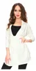 Damen Cardigan Sweater; Ecru 2XL/3XL Produktbild-Vorschau 2