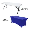 Stretch-Tischdecke - 6 Fuß (183 x 74 x 76cm) Verstellbarer Produktbild-Vorschau 3