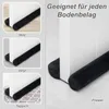 VOSSBACH Mikrofaser Tür Zugluftstopper Schwarz mit Produktbild-Vorschau 5