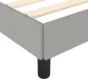 vidaXL Bedframe zonder matras, lichtgrijs, 180x200 cm, stof Productafbeelding-voorbeeld 6