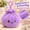 Plush Dumpling Kawaii Bagclip Taschenanhänger Produktbild-Vorschau 3