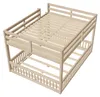 Letto a castello Flieks 160x200 cm con scala, letto a terra Anteprima dell’immagine prodotto 6