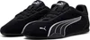 A pair of black Puma sneakers with white accents. Produktbild-Vorschau