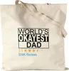 World's Okayest Dad Jutebeutel Stoffbeutel Canvas Papa Produktbild-Vorschau 1