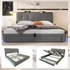 Letto imbottito MODFU con contenitore 180x200 con Anteprima dell’immagine prodotto 3