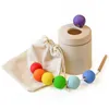 Ulanik Montessori Holzspielzeug “Topf und Schnürung” Produktbild-Vorschau 1