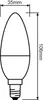 Osram LED Leuchtmittel Value Classic Kerze 5,7W = 40W E14 Produktbild-Vorschau 13