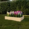 QLS 1 pezzo bordo liscio 120 x 9 cm legno da costruzione Anteprima dell’immagine prodotto 6
