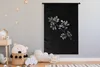 MuchoWow® Wandteppich Wandbehang Zweig mit ovalen Blättern Produktbild-Vorschau 3