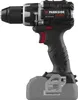 A studio shot of a cordless drill with a battery pack attached. Produktbild-Vorschau