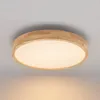 Lindby LED-Deckenlampe Lanira, Ø 50 cm, Holz, Remote, CCT Produktbild-Vorschau 1
