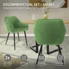 ML-Design sada 2 jídelních židlí s područkami a opěradlem, Náhled obrázku produktu 2