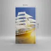Bild auf Leinwand - Leinwandbild - Yacht Meer Welle - Produktbild-Vorschau 3