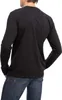 Mivaro Herren 5er Pack Langarmshirts Schwarz - 100% Produktbild-Vorschau 3