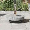 vidaXL Pied de parasol gris 45 x 45 x 45 cm en granit et Voir les images du produit 4