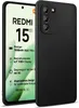 A black phone case is shown next to a phone displaying product specifications. Podgląd zdjęcia produktu