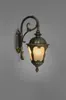 TYBR Starožitná vonkajšia lampa na stenu v zlatej farbe Náhľad obrázku produktu 10