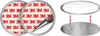 Two circular objects with "3M" branding and a metallic cone peeling off one, next to a diagram of two circular objects connected by red lightning bolts. Produktbild-Vorschau