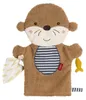Fehn Otter Handpuppen-Waschhandschuh kuschelweich für Babys Produktbild-Vorschau 1