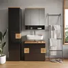 Szafka łazienkowa Vicco Eden Antracyt 40 x 184.2 cm, Model Podgląd zdjęcia produktu 3