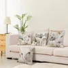 Blumen Kissenbezug 40x40 4er Set Outdoor Kissen Dekokissen Produktbild-Vorschau 2