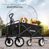 Chariot pliable LEON avec freins, capacité de charge 80kg - Voir les images du produit 9