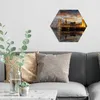 DEQORI Glasbild Echtglas 40x35 cm 'Londoner Abendkulisse' Produktbild-Vorschau 3