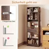 Estantería COSTWAY con 8 compartimentos y un cajón, mueble Vista previa de la imagen del producto 5