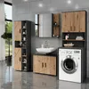 Meuble bain Vicco Irma Anthracite/Artisan 68x103.5cm avec 2 Voir les images du produit 7