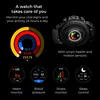 A smartwatch with various health monitoring features displayed. Náhled obrázku produktu