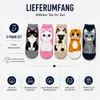 Damen Katzensocken – Bunte Freizeitsocken mit niedlichem Produktbild-Vorschau 7