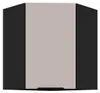 Küchen Eckhängeschrank 60x60 cm Küche ARONA Kaschmir beige Produktbild-Vorschau 1
