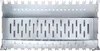 A metal grill with many holes, viewed from the front. Produktbild-Vorschau