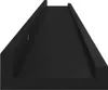 A black shelf viewed from a diagonal angle against a white background. Anteprima dell’immagine prodotto