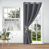 86x203cm Tenda termica oscurante grigia per porta Anteprima dell’immagine prodotto 2