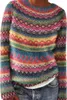 ASKSA Damen Pullover Elegant Rundhals Sweatshirt Casual Produktbild-Vorschau 1