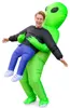 Huckepack-Kostüm für Erwachsene Alien bunt - Einheitsgröße Produktbild-Vorschau 5