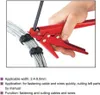 Kabelbinder- und Schneidezange, Crimpzange für Kabelbinder Produktbild-Vorschau 2
