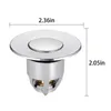 2 X Universal POP UP Ventil Waschbecken Ablaufgarnitur Produktbild-Vorschau 8