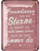 LANOLU Blechschild Freunde sind wie Sterne Geschenk Produktbild-Vorschau 7