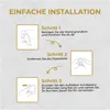 HGMD Toilettenpapierhalter selbstklebend - Schwarz - Produktbild-Vorschau 3