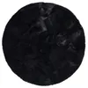Luxus Super Soft Fellteppich Plush Schwarz Rund, Größe:120 Produktbild-Vorschau 5